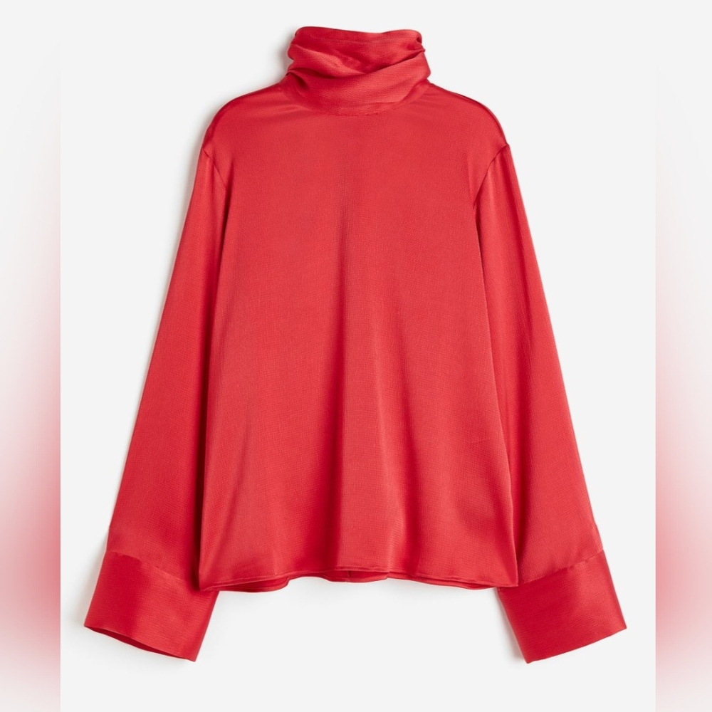 H&M Tie-Neck Blouse
